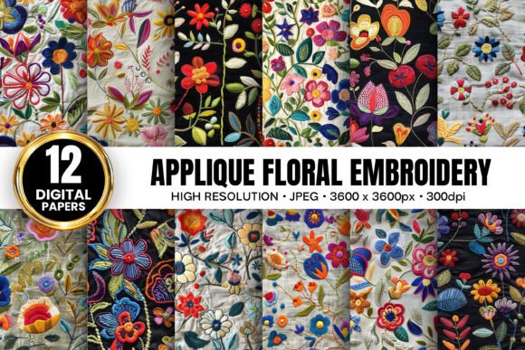 Review: Applique Floral Hand Embroidery Patterns for Boutiques