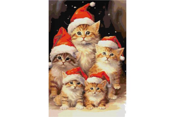 Review: Christmas Cats Counted Cross Stitch PDF for Holiday Shops