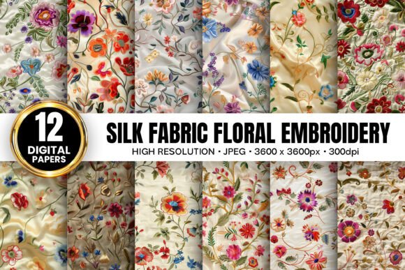 Review: Floral Silk Fabric Embroidery Patterns for Boutique Apparel