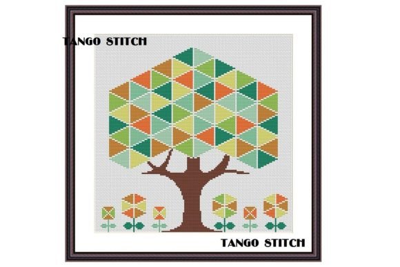 Review: Geeometric Tree Easy Cross Stitch Art for Etsy Shops