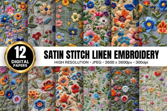 Review: Satin Stitch Linen Embroidery Patterns for Real Projects