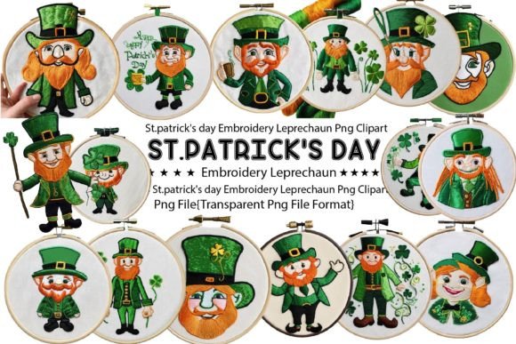 Review: St.patrick s Day Embroidery Leprechaun Design