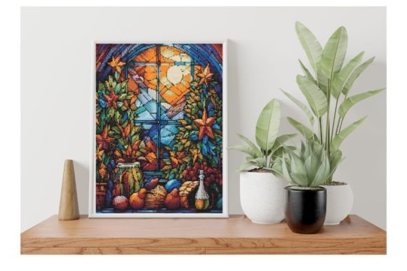 Review: Stained Glass Christmas Cross Stitch for Gifts