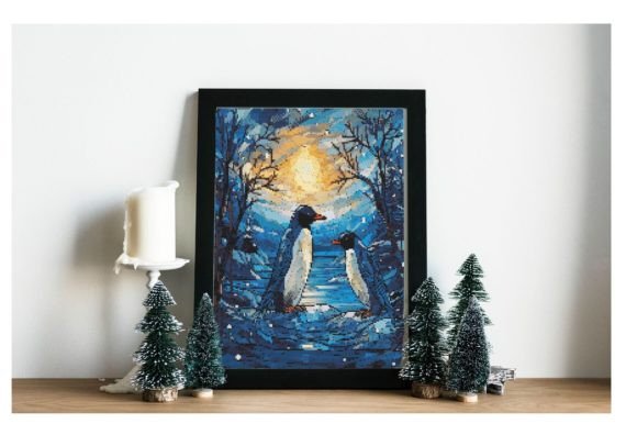 Review: Stained Glass Penguins Cross Stitch for Makers