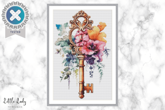 Reviewing Floral Key Cross Stitch for Boutique Sweatshirts