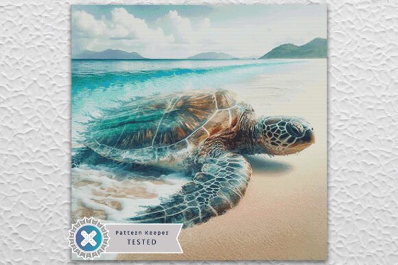 Sea Turtle Cross Stitch Pattern PDF Review for Craft Fairs